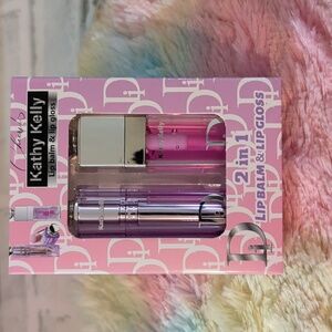 2-in-1 Lip Balm & Gloss - Purple and Pink